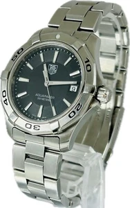 Tag Heuer Aquaracer WAP1110.BA0831 Black Quartz Mens Watch Excellent++ A2898 - Picture 1 of 13