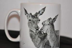 Drinking cup, mug for soup, coffee, tea, and all drinks. Deer cup - Picture 1 of 4