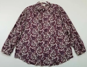 Nikki Button Up Shirt Women's Size 44 Multicolor Floral Paisley Long Sleeves - Picture 1 of 9