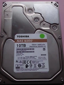 10 TB Toshiba NAS N300 HDWG11AUZSVA HDWG11A HDEXV10ZNA51 FW: 0603 2019.12.08 - Foto 1 di 1
