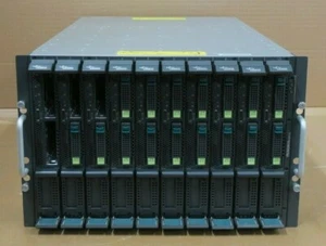 Fujitsu Primergy BX600 S3 S26361-K1156-V302 10x BX620 S4 Blade Servers 2x L5420 - Picture 1 of 3