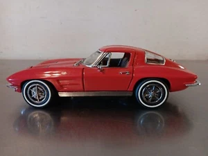Corvette Stingray 1963 rojo 1:24 Franklin como nuevo - Imagen 1 de 9