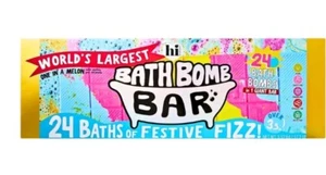 HI Peach Layne Words Largest Bath Bomb Bar 3.57 lb - Picture 1 of 4
