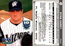 Ryan Earey 2002 Grandstand Fort Wayne Wizards #10 Card Fort Wayne Wizards