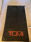 Tumi Black Nylon Drawstring Dust Bag Laundry Bag NWOT