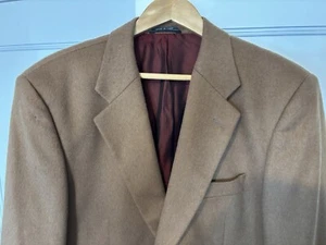 Loro Piana 100% Kaschmir Beige Camel Zwei Knopf Blazer Sport Jacke 44R - Bild 1 von 9