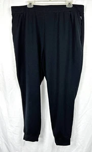 Eddie Bauer Black Poly/Elastane Jogger Lounge Pants Women's XXL - Picture 1 of 2