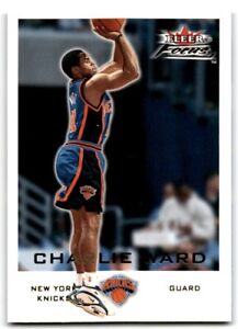 2000-01 Fleer Focus Charlie Ward Basektball Cards #29