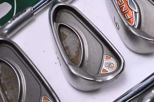 Ping G10 Irons / 4-PW+SW / White Dot / Regular Flex Steel Shafts / No Shaft Band - Picture 1 of 7