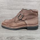 Pakerson Handmade In Italy Leather Chukka Ankle Boots Buckle Men's EU Size 43.5 