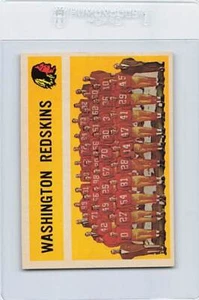 1960 Topps #132 Washington Redskins Team Card EX/MT *1101 - Picture 1 of 2