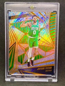 Jayson Tatum RARE SPARKLE REFRACTOR INVESTMENT CARD SSP PANINI CELTICS MVP - Picture 1 of 2