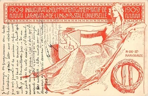 CPA SUISSE INAUGURATION DU MONUMENT COMMEMORATIF DE 1909 R.DE.ST.MARCEAUX  - Picture 1 of 2