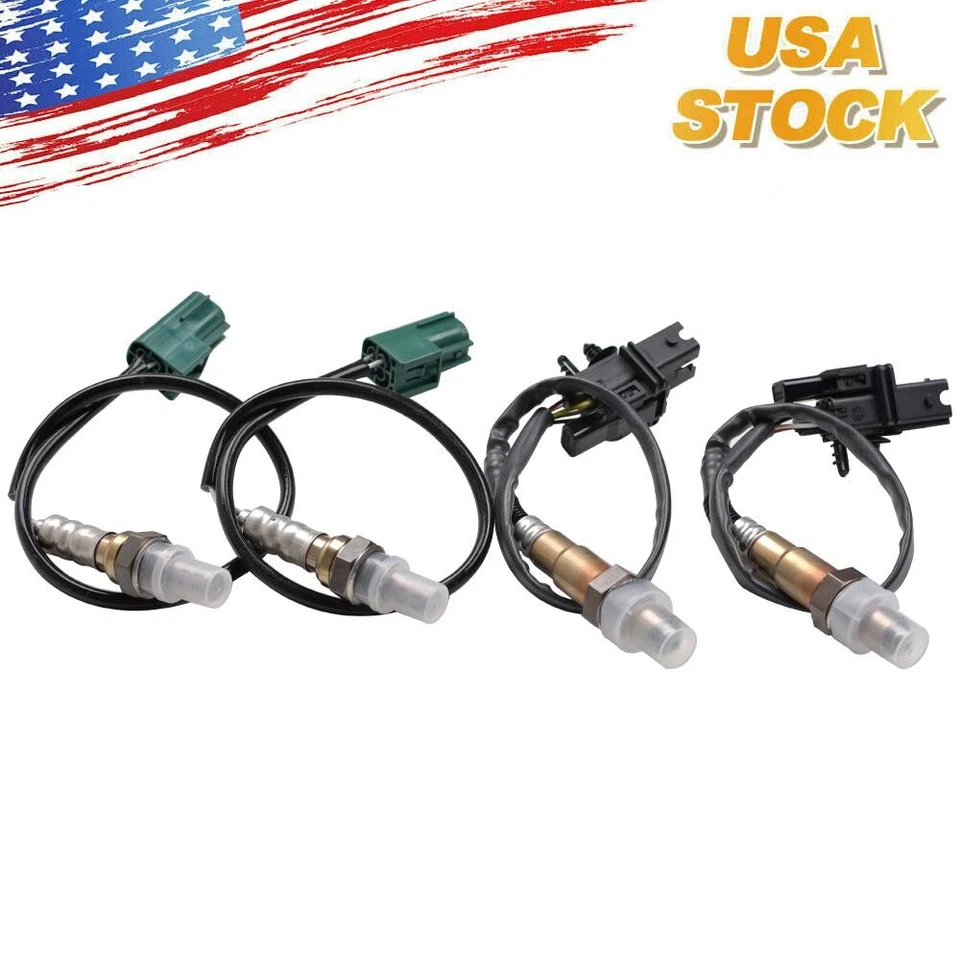 Sensor de oxigênio 4 peças up&downstream para Nissan Titan Infiniti QX56 2004-2006 5,6L - Imagem 1 de 4
