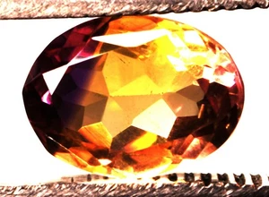 6.55 Cts. Natural Bi-Color Bolivia Ametrine Oval Shape Certified Gemstone - Picture 1 of 4