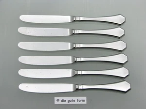 ROBBE & BERKING - -- BALTIC Edelstahl - 6x Messer 22 cm -- - Klingen nicht schön - Picture 1 of 4