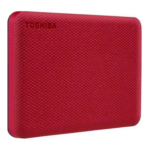 Toshiba Canvio Advance 2 TB Portable Hard Drive - External - Red - Image 1 of 1