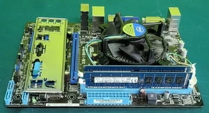 Asus P8H61-MX 1155 Motherboard Intel i3-2120 3.30GHz 8GB Ram Heat Sink & Fan - Afbeelding 1 van 8