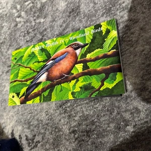 Jersey Woodland bird IV.2011 x6 mint stamp presentation Pck.FV£3.20.B Chty 🇺🇦 - Picture 1 of 5