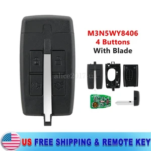 FOR 2009-2012 LINCOLN MKS MKT SMART KEY KEYLESS REMOTE KEY FOB ALARM M3N5WY8406 - Picture 1 of 6