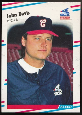 1988 Fleer Update - John Davis #U-15 - White Sox - FREE SHIPPING - Image 1 of 2