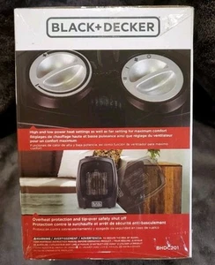 BLACK+DECKER 1500W Ceramic Heater - Black (BHDC201) - Picture 1 of 4