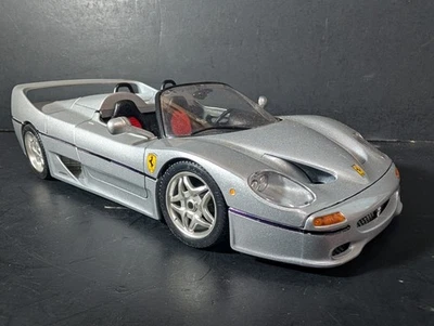 Burago 1995 FERRARI F50 Die Cast Metal Model Car 1/18 Toy Made In Italy Detailed — 第 1/4 张图片