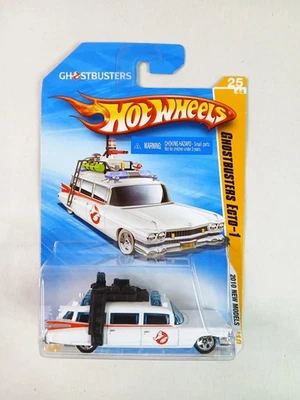 Hot Wheels 2010 Novos Modelos GHOSTBUSTERS ECTO-1 1959 Cadillac Wagon Branco - Imagem 1 de 4