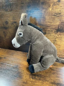 NWT 14” Wild Republic Cuddlekins Mule/Donkey Plush Stuffed Animal Toy - Picture 1 of 15