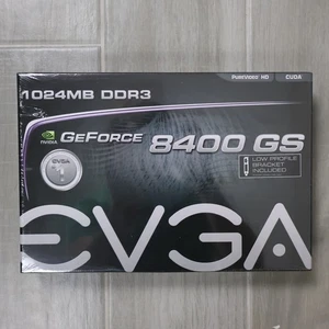 NEW EVGA NVIDIA GeForce 8400 GS 1GB PCI-E Graphics Video Card 01G-P3-1302-LR - Picture 1 of 8