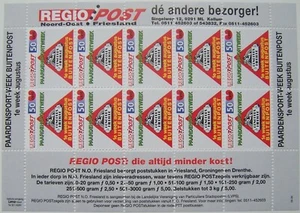 Stadspost Kollum Regio Post 1999 - Velletje Paardensportweek Buitenpost - Bild 1 von 1