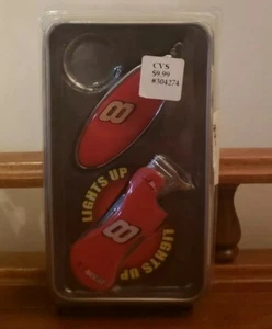 NASCAR GIFT SET Dale Earnhardt Jr Key Chain Light Up Lighter Collectible Tin NEW - Picture 1 of 6