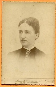 Bridgeport, CT, Portrait of a Young Woman, by Singhi, circa 1880s - Picture 1 of 2