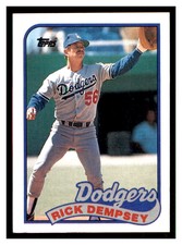 1989 Topps #606 RICK DEMPSEY Los Angeles Dodgers