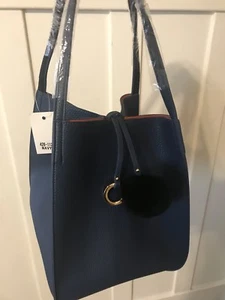 Bezaubernde quadratische Handtasche dunkelblau // BRANDNEU!! - Bild 1 von 7