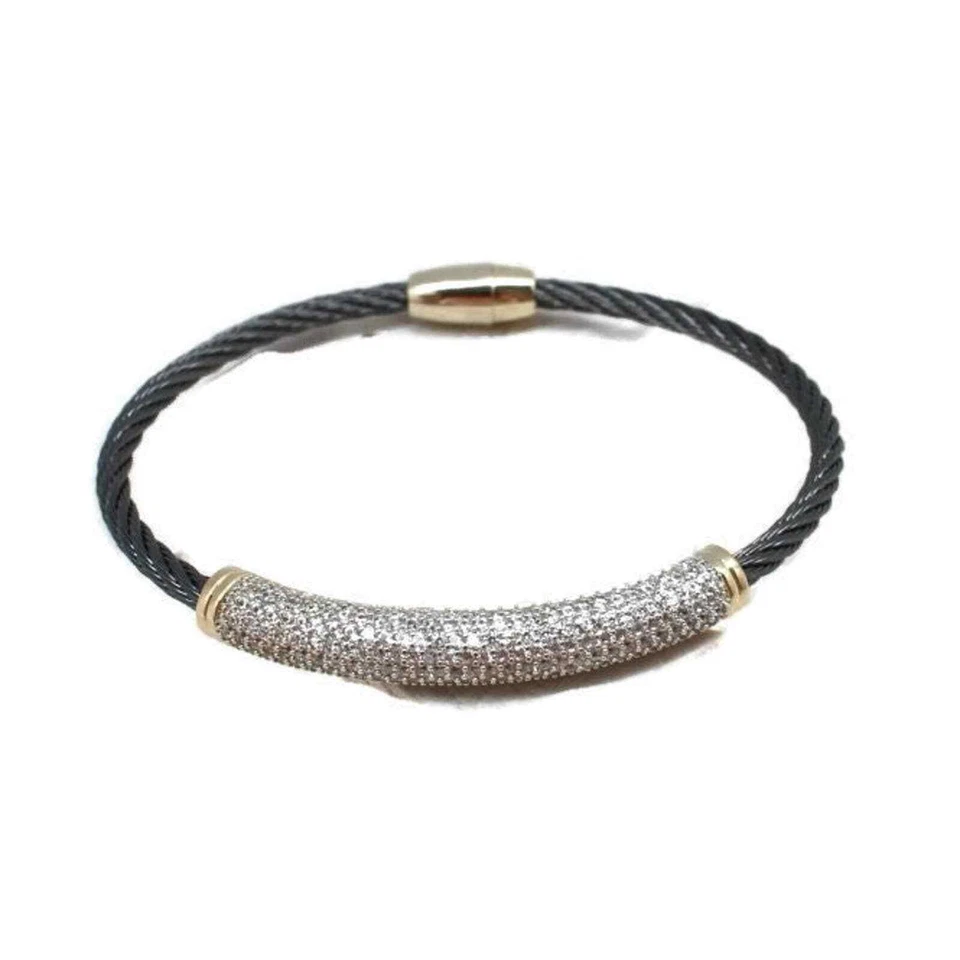 Pave CZ Cable Bracelet - Image 1 of 1