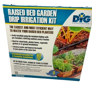 DIG Raised Bed Drip Watering Kit Model ML50 Complete One Box Irrigation Kit | - Picture 1 of 3