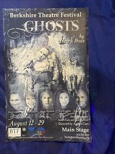 Playbill Ghosts Firmado Randy Harrison Jonathan Epstein Mia Dillon David Adkins - Imagen 1 de 8