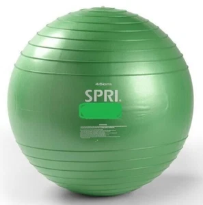 SPRI 45 cm Stability Exercise Ball - GREEN / Inflatable - Use for Exercise/REHAB - Picture 1 of 1