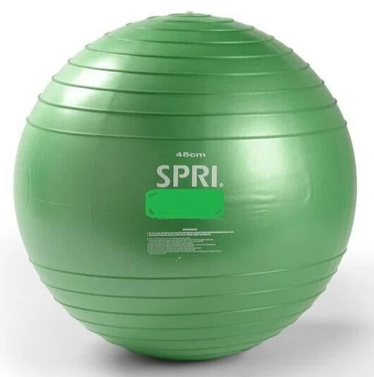 SPRI 45 cm Stability Exercise Ball - GREEN / Inflatable - Use for Exercise/REHAB - Image 1 of 1