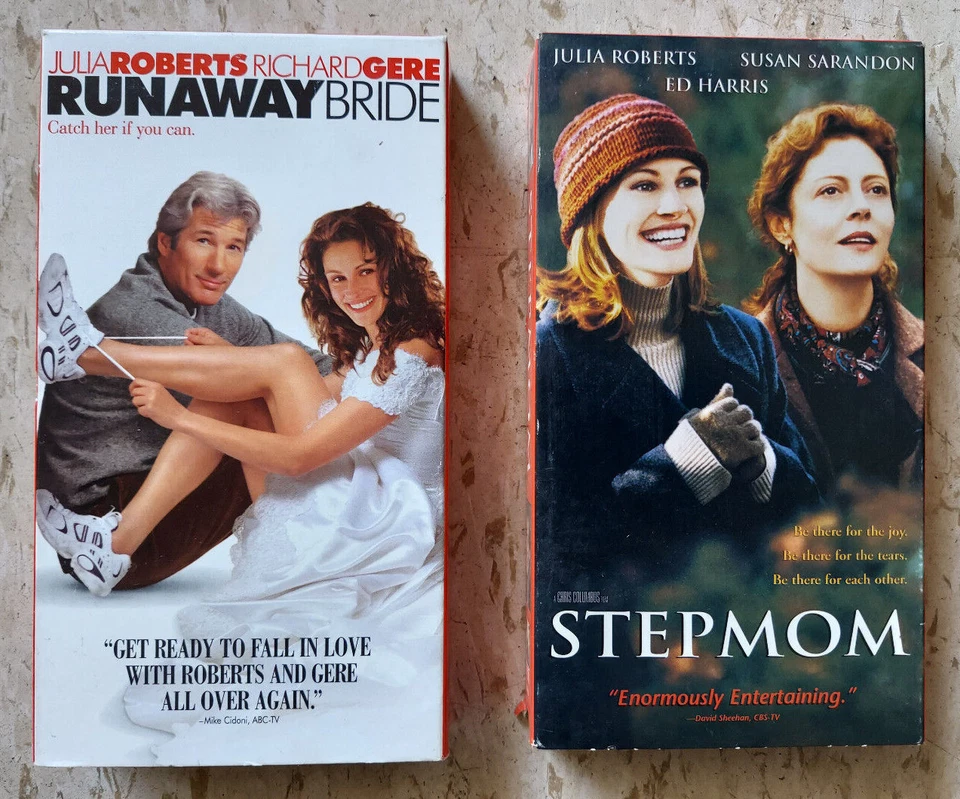 VHS RUNAWAY BRIDE STEPMOM JULIA ROBERTS RICHARD GERE SUSAN SARANDON ED HARRIS Foto 1 de 1