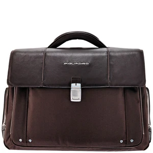 Bolsa/maletín organizado para computadora Piquadro Link marrón (17 pulgadas) CA1621LK/TM - Imagen 1 de 1
