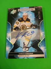2019-20 SPx Rookies Auto /299 Karson Kuhlman Tier 1 Rookies #89 Rookie Auto RC