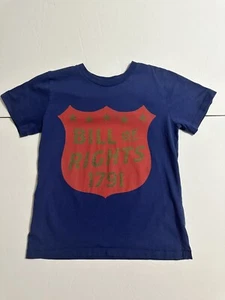 Peek Boy’s Bill Of Rights 1791 5 Freedoms Cotton T-Shirt Size Medium (6/7) - Picture 1 of 8