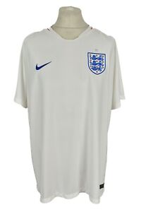 Nike England 2018-20 Home Football T-Shirt Größe 2XL Herren weiß Oberbekleidung