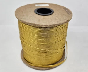 Großhandel Bulk Spule Metallic Gold 6mm 1/4" Strukturband Handwerk Borte 1008 Yard - Bild 1 von 5