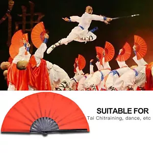 Tai Chi Martial Arts Kung Fu Bamboo Silk Dance Pratice Training Performance Fan - Picture 1 of 9