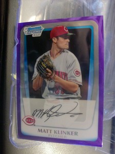 2011 Bowman Chrome Prospects Purple Refractor Card Singles   (YOU PICK CARDS)