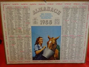 ANONYME - Almanach des postes, télégraphes, téléphones - 1955. - Picture 1 of 2