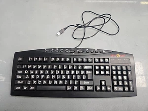 Keys U See Large Print Keyboard - USB Wired YKB-LP-BUSB - Picture 1 of 3
